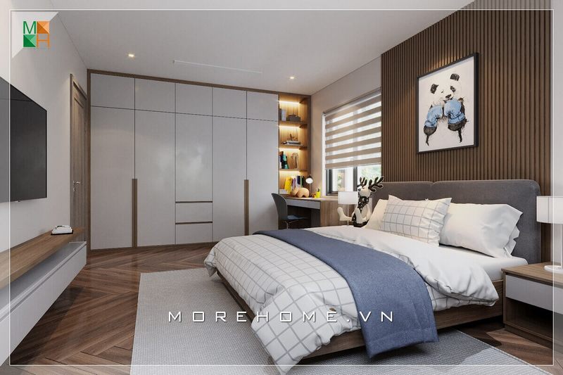  20 Thiết kế nội thất căn hộ đẹp, độc đáo với giường ngủ hiện đại | MoreHome