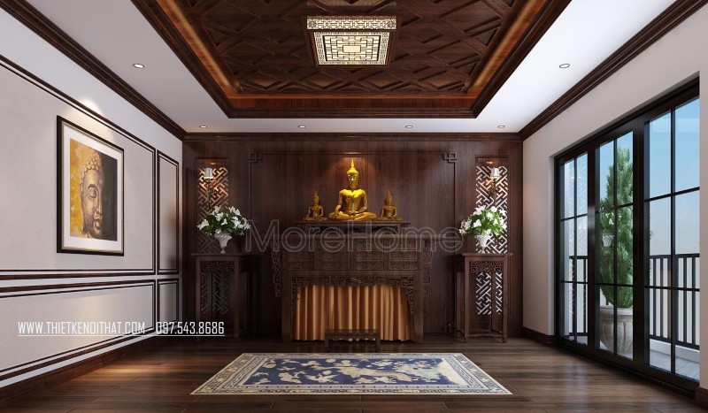 17 mẫu bàn thờ đẹp hiện đại cho chung cư biệt thự Thanh Hà Mường Thanh